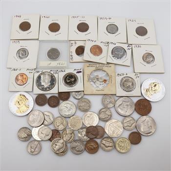 US & Foreign Coins, 50+ Pieces
