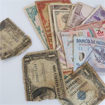 US & Foreign Currency, 10+ Pieces