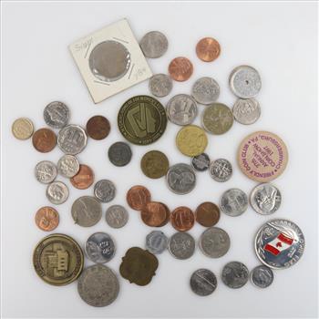 US & Foreign Currency & Tokens, 21+ Pieces