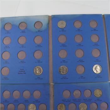 US Lincoln Cent Collection Booklet, 60+ Pieces