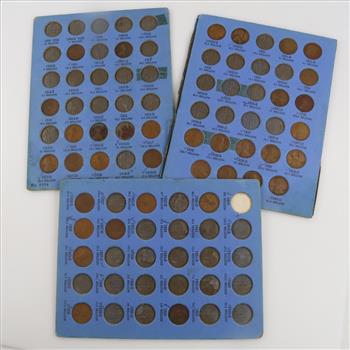 US Lincoln Cent Collection Booklet, 60+ Pieces