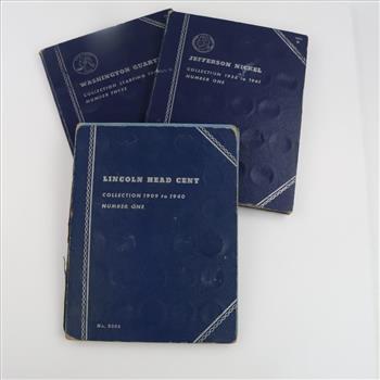 US Lincoln Cent Collection Booklet, 60+ Pieces