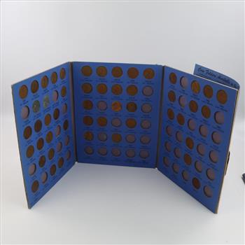 US Lincoln Cent Collection Booklet, 80+ Pieces