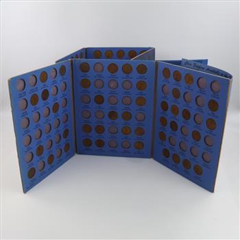 US Lincoln Cent Collection Booklet, 80+ Pieces