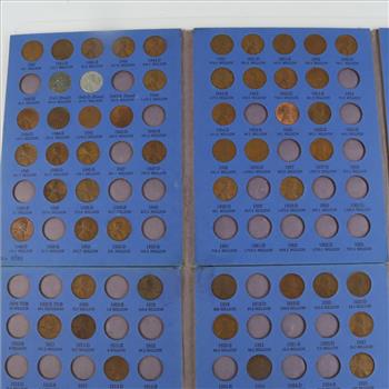 US Lincoln Cent Collection Booklet, 80+ Pieces