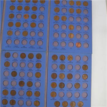 US Lincoln Cent Collection Booklet, 80+ Pieces