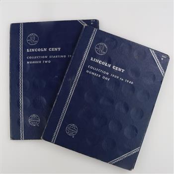 US Lincoln Cent Collection Booklet, 80+ Pieces
