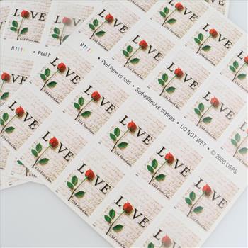 US Love Stamps, 60 Pieces