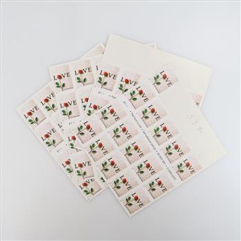 US Love Stamps, 71 Pieces