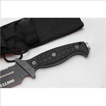 Us Marines Bulldog Fixed Blade Knife