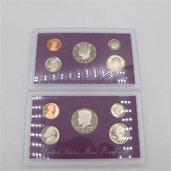 US Mint Proof Set With COA, 2 Pieces