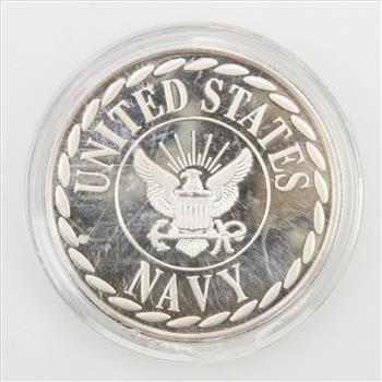 US Navy Fine Silver 1 Troy Oz Round