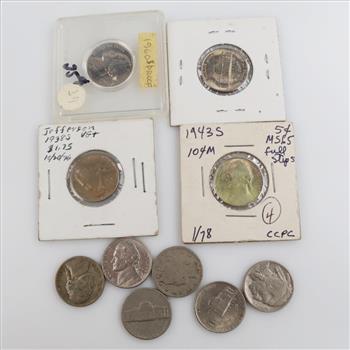 US Nickels, 10 Pieces