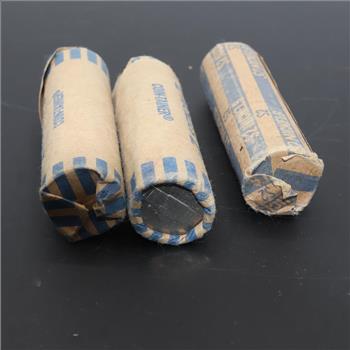 US Nickels, 3 Rolls