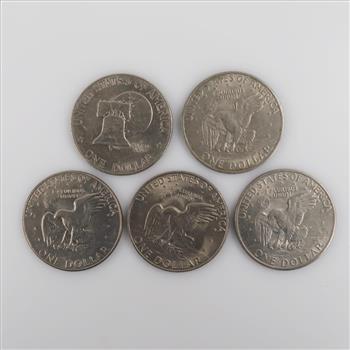 US One Dollar Coin, 5 Pieces