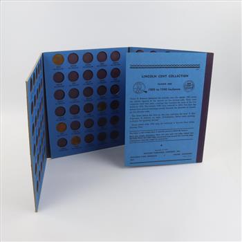 US Penny Collection Booklet, 100+ Pieces