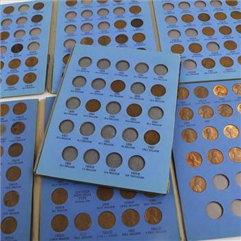 US Penny Collection Booklets, 100+ Pieces