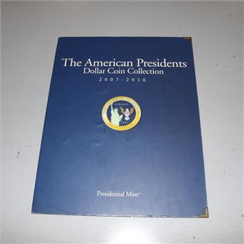 US Presidential Dollar Coin Collection; 24 Pieces