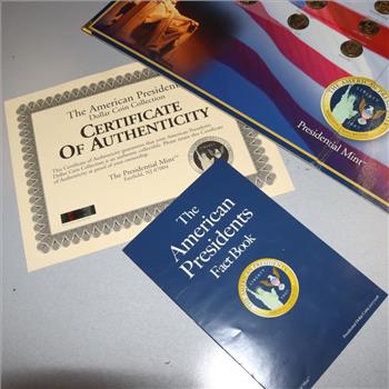 US Presidential Dollar Coin Collection; 24 Pieces