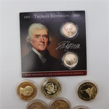 US Presidential Souvenir Tokens And Coins