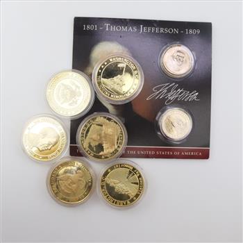 US Presidential Souvenir Tokens And Coins