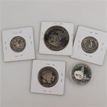 US Proof Coins, 5 Pieces