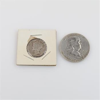 US Silver Coins, 2 Pieces