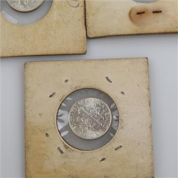 U.S. Silver Roosevelt Dimes, 3 Pieces