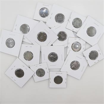 US Steel Pennies; 14+ Pieces