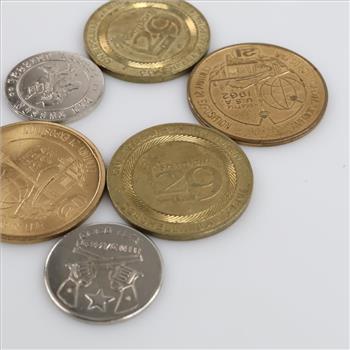 US Tokens, 6 Pieces