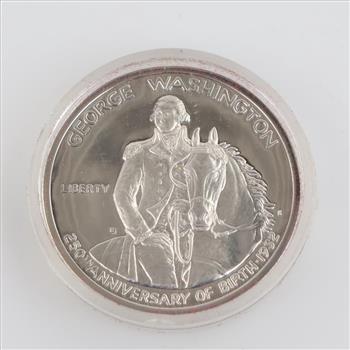 US Washington Commemorative Silver Half Dollar