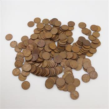 US Wheat Pennies; 1+ Lbs.