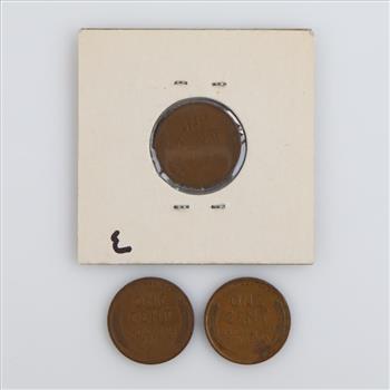 US Wheat Penny, 3 Pieces