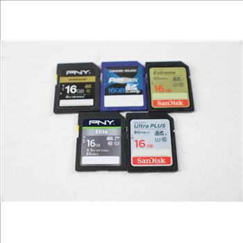 USB Drive & SDHC Lot, 11 Pieces