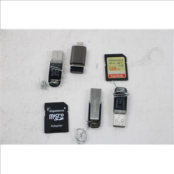 USB & SD Card Lot, 6 Pieces