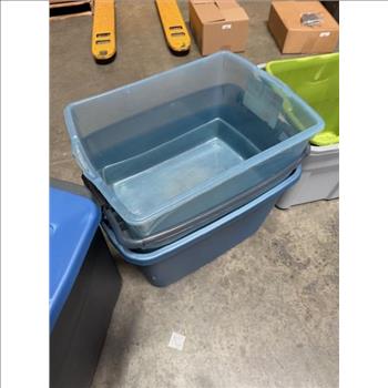 Used Plastic Storage Bins