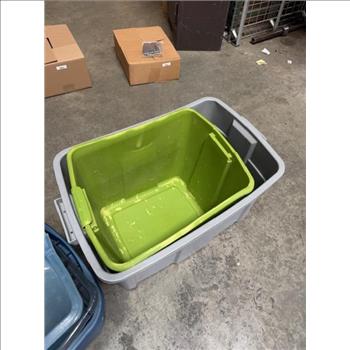 Used Plastic Storage Bins