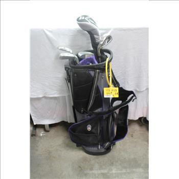 USKG Bag With Clubs, 5 Pieces