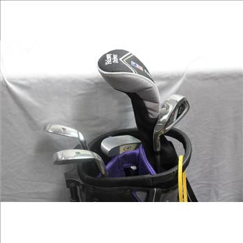 USKG Bag With Clubs, 5 Pieces