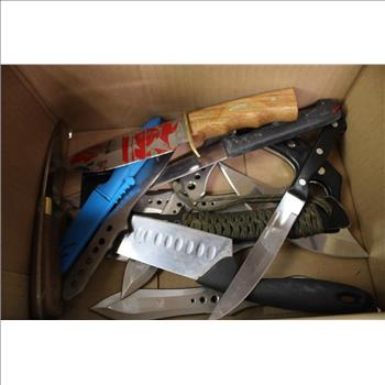 UST, Ozark Trail, Tramontina, Hibben Legacy, Chicago Cutlery, Knife Bulk Lot 15 Pieces