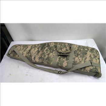 UTC Camo Rifle Bag, Skateboard, Bat, And DAMAGED Mini Crossbow, 4 Pieces