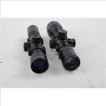 UTG 3-9x32 AO Scope, And Leapers 4x32 Scope, 2 Pieces