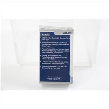 UTG Tactical Low Proile Flip-Up Rear Sight