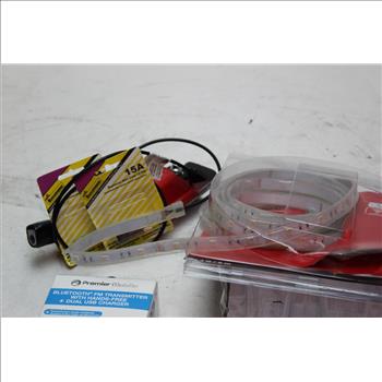 Utilitech LED Light Strip, Battery Cable Saver+more Bulk Lot 7 Pieces