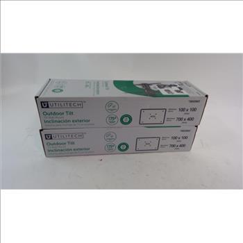 Utilitech Outdoor Tilt TV Wall Mount, 2 Pieces