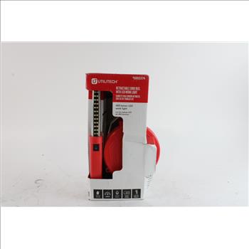Utilitech Retractable Cord Reel With Worklight