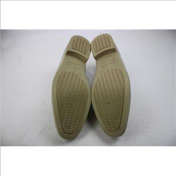 Uubaris Men's Beige Loafers, Size 12