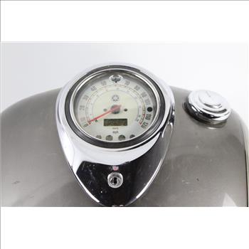 V Star Motorcycle Gas Tank With Speedometer