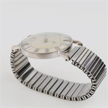 Vacheron & Constantin 14kt White Gold LeCoultre Watch-Evaluated By Our Certified Gemologist-AGS/GIA