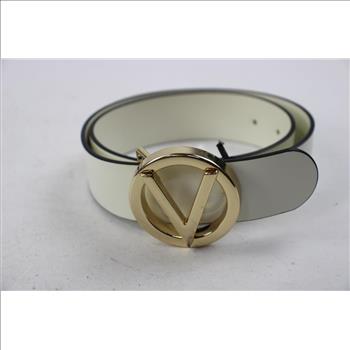 Valentino White Belt